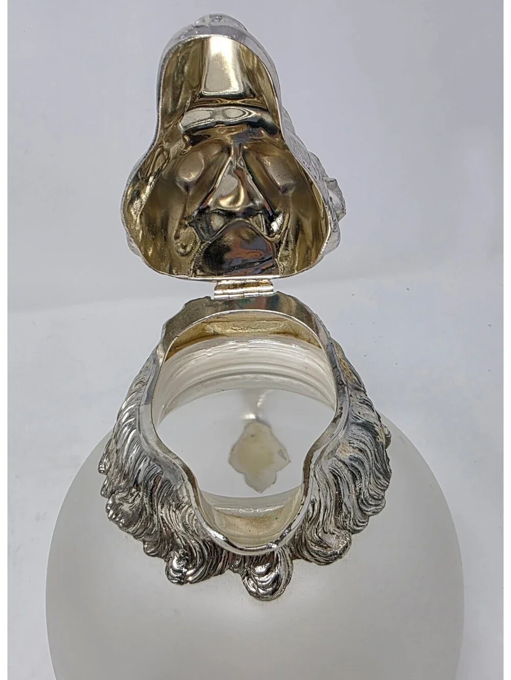 Vintage Ram Head Claret Jug & 2 Stirrup Cups Silverplate